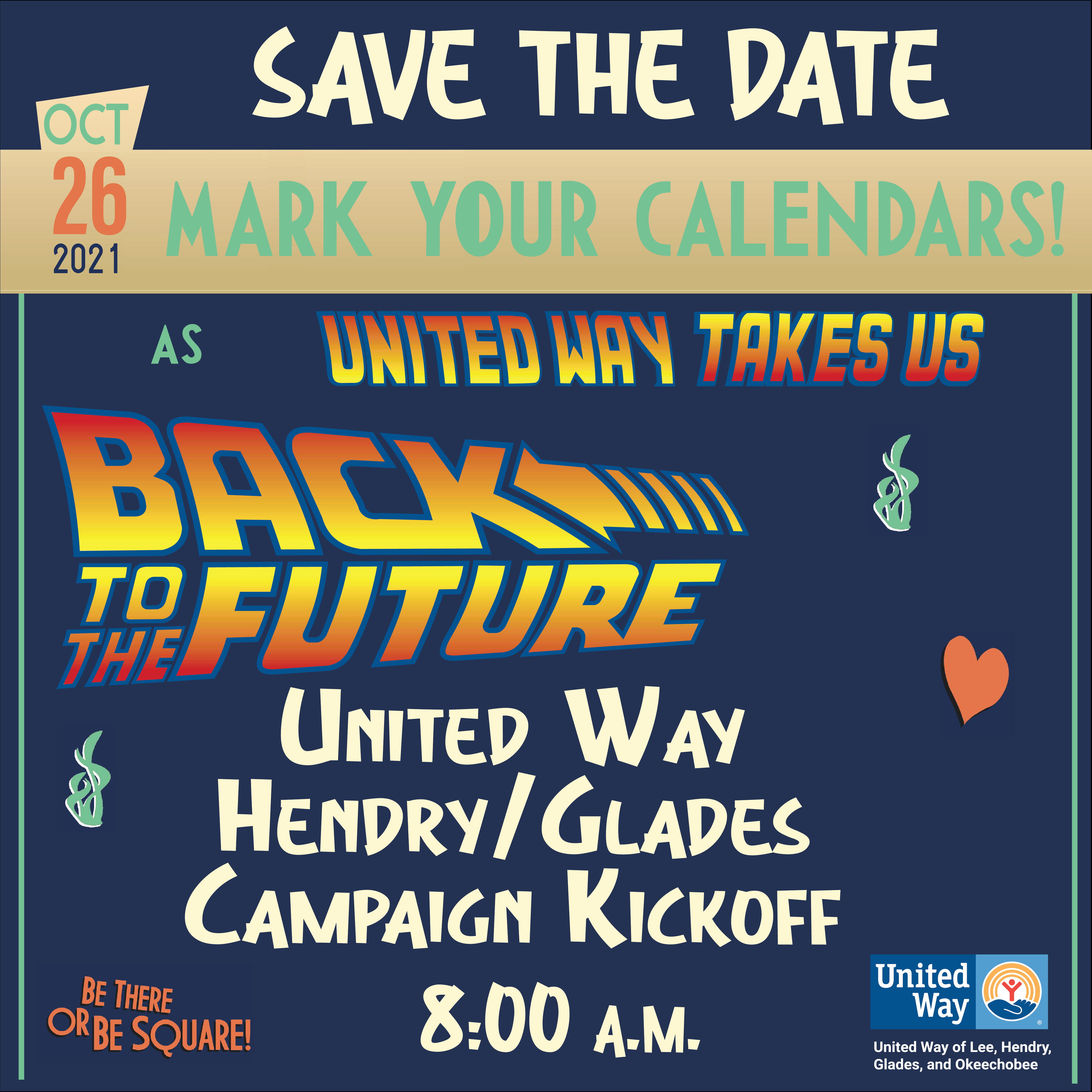 Mark Your Calendars! We are going back to the future! Children's