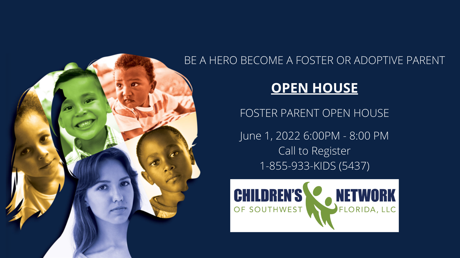 Open House Poster — One More Child