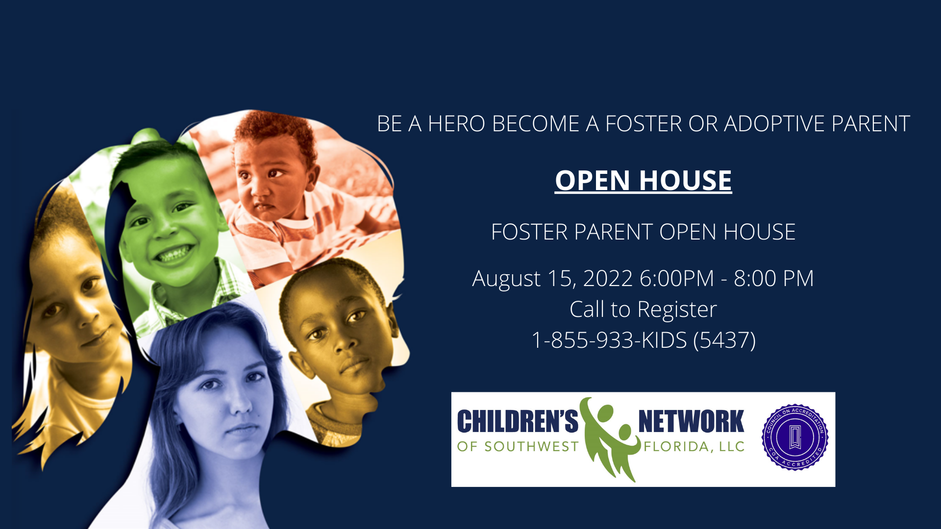 Open House Poster — One More Child