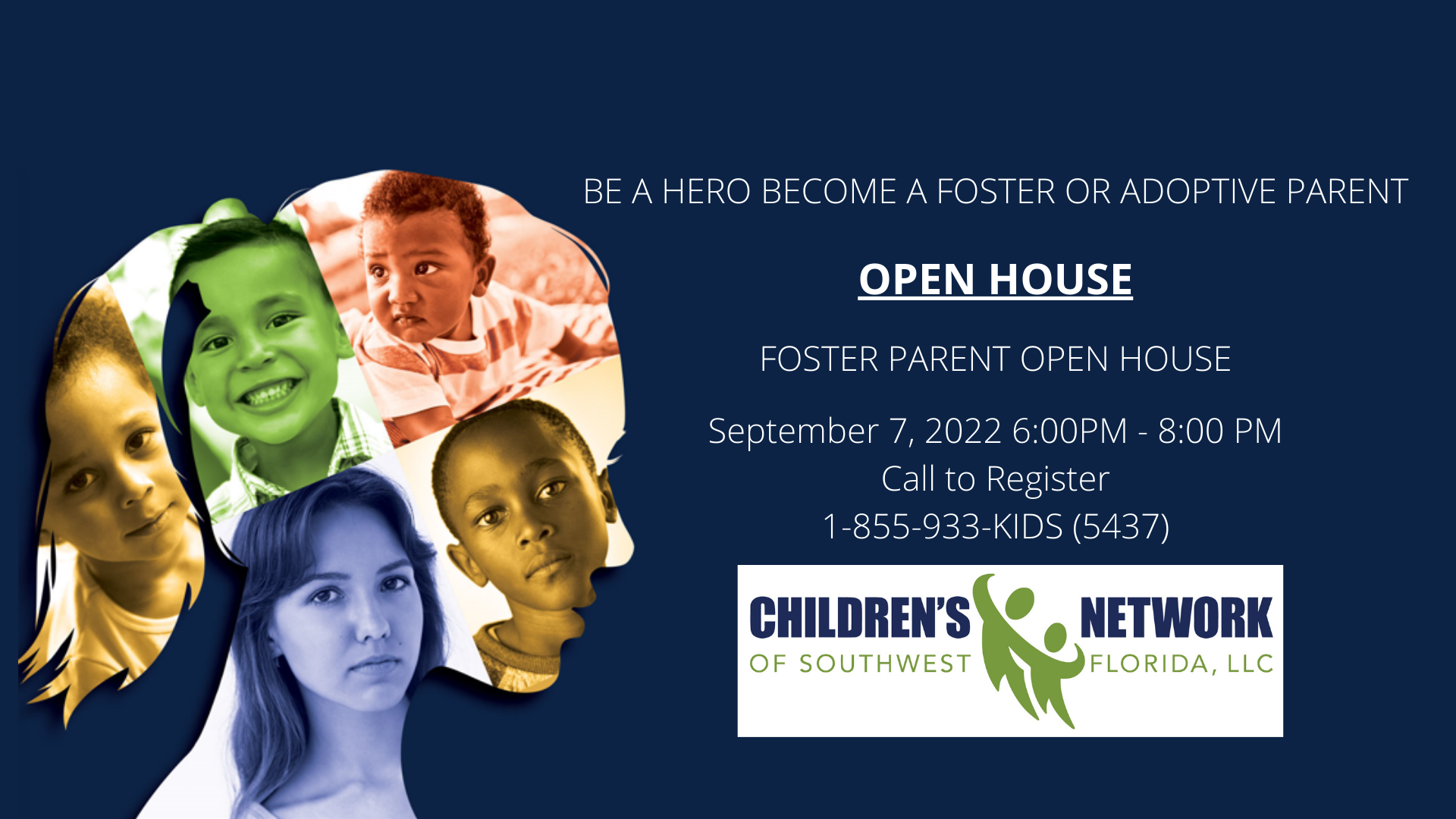 Open House Poster — One More Child