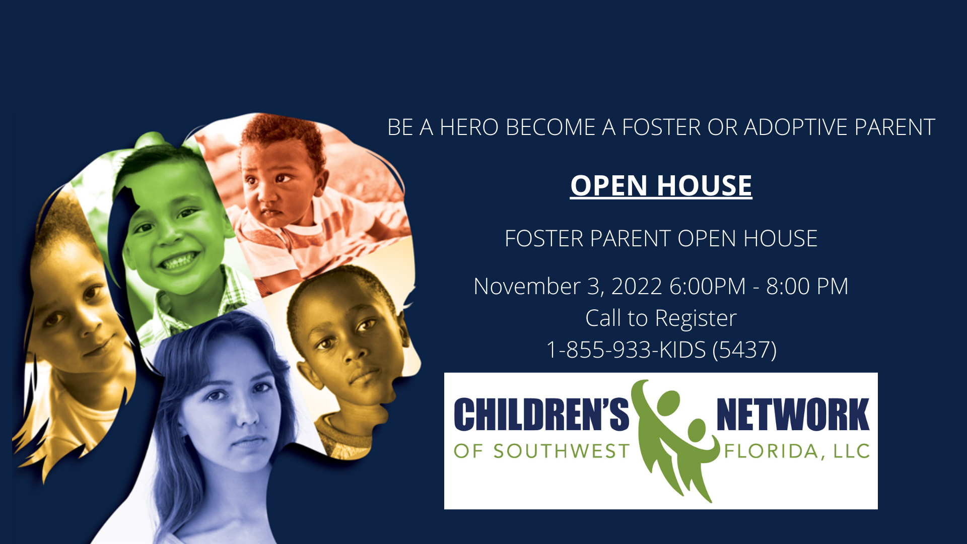 Open House Poster — One More Child