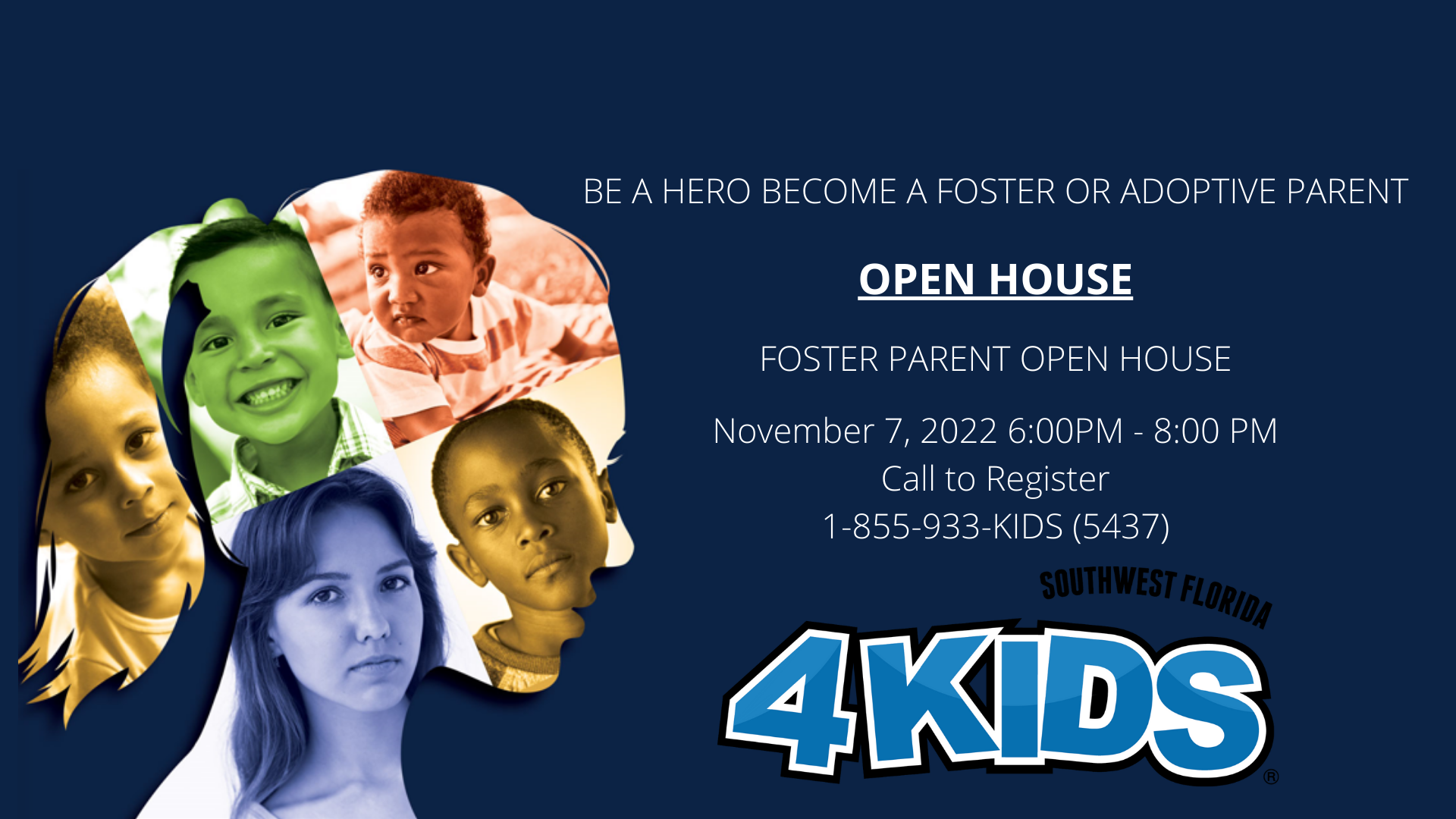 Open House Poster — One More Child