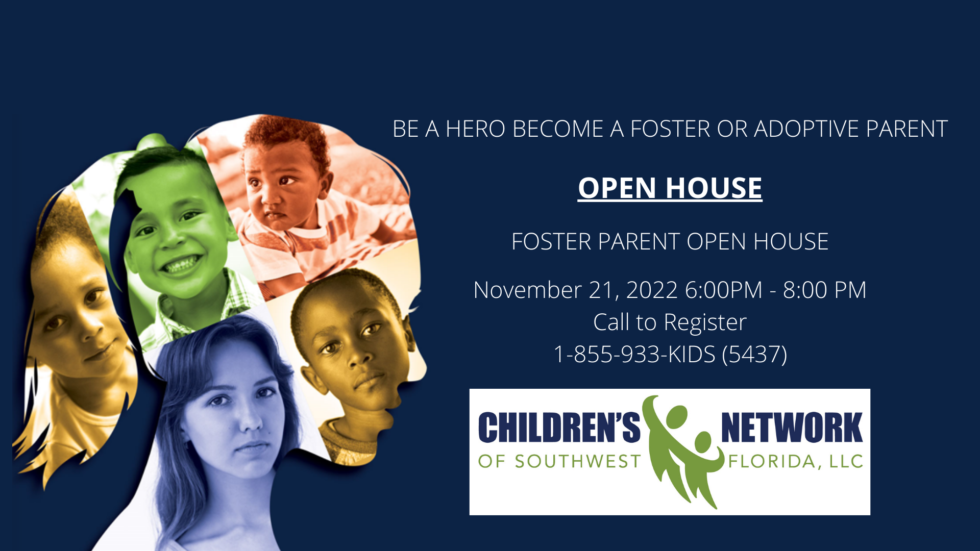 Open House Poster — One More Child