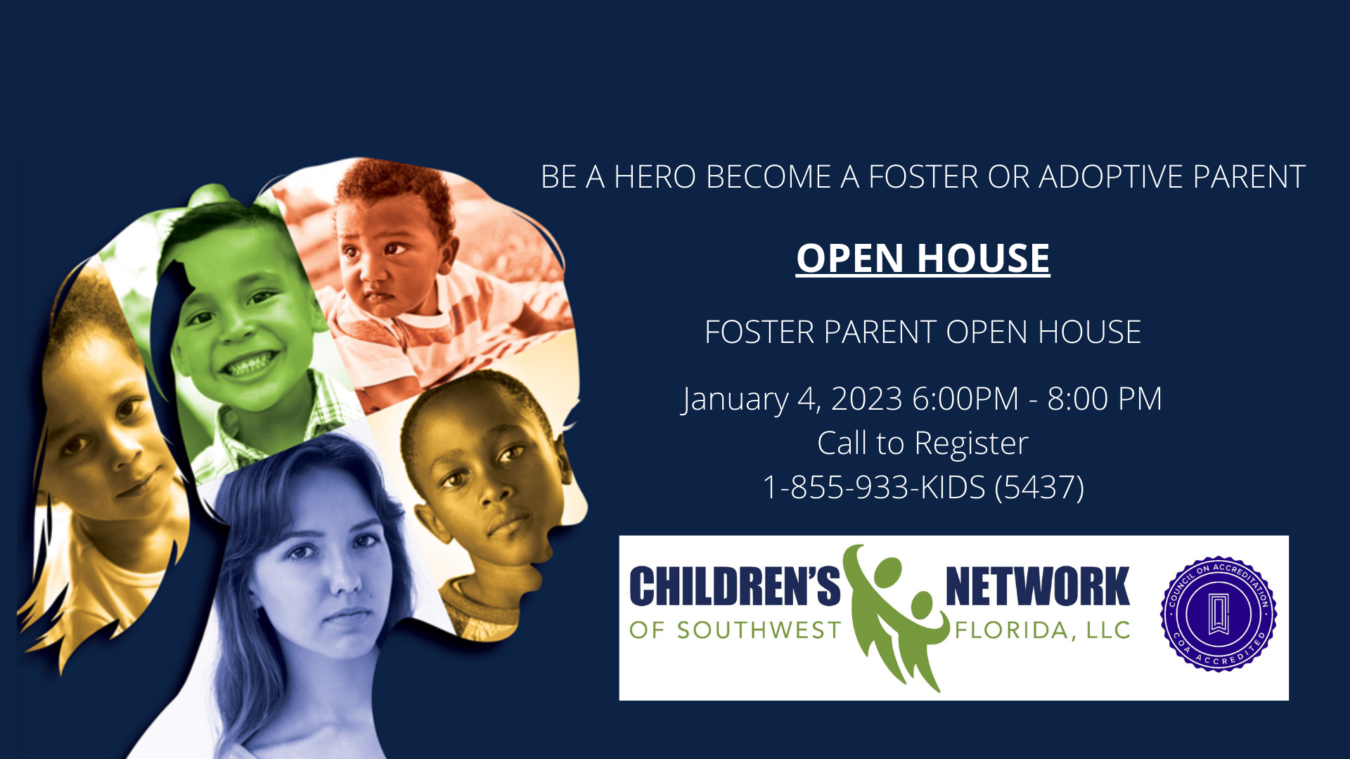 Open House Poster — One More Child