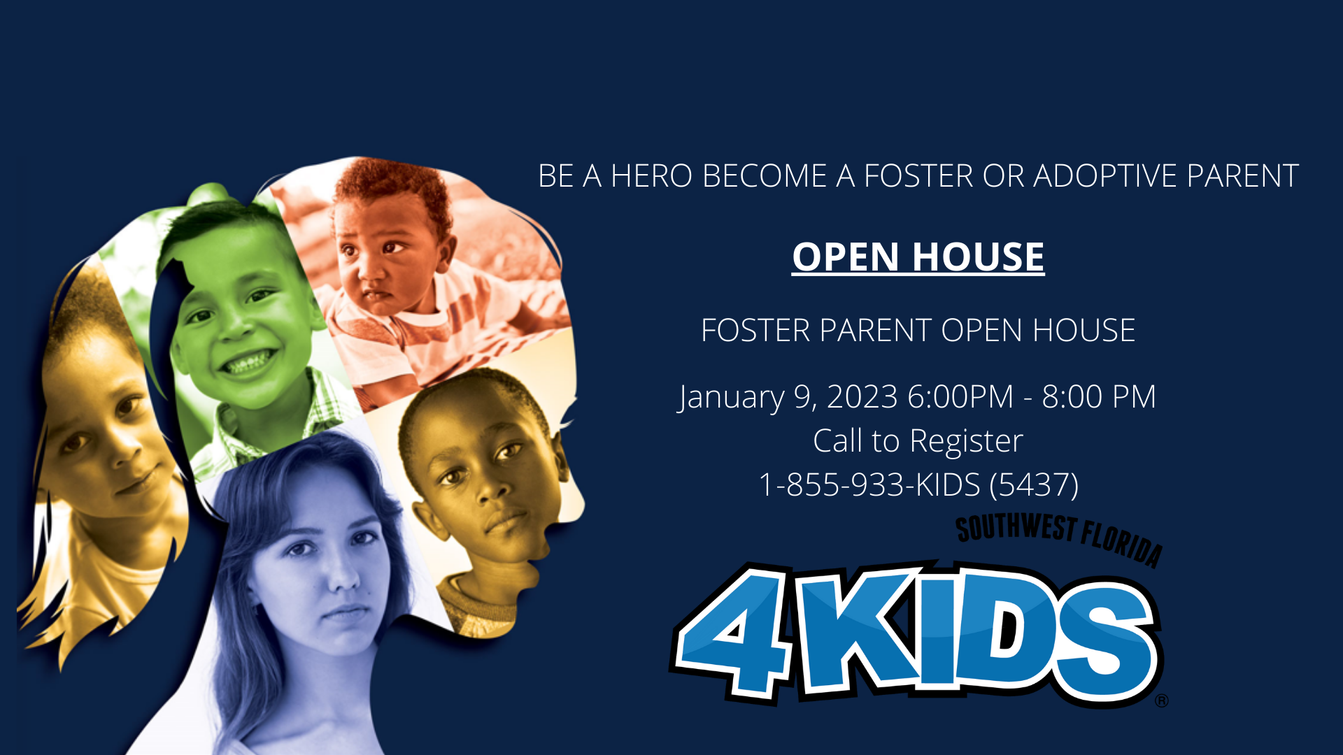 Open House Poster — One More Child